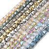 Electroplate Glass Beads Strands EGLA-L045-B-1