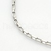 Tarnish Resistant Unisex Casual Style 304 Stainless Steel Box Chain Necklaces STAS-O037-14P-1