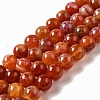 Natural Fire Crackle Agate Beads Strands G-G212-10mm-10-1