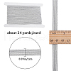 Gorgecraft 24 Yards Flat Elastic Rubber Cord/Band EC-GF0001-34A-2
