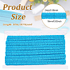 Polyester Braided Lace Trim OCOR-WH0074-92D-2