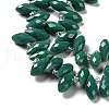Opaque Solid Color Glass Bead Strands GLAA-D022-04-4