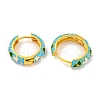 Rack Plating Brass Hoop Earrings EJEW-C102-45G-02-2