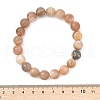 Natural Sunstone Stretch Bracelets BJEW-E373-10mm-04-4
