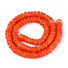 Handmade Millefiori Glass Beads Strands LAMP-T021-28A-02-2