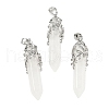 Natural Quartz Crystal Pendants G-M450-01P-12-1