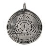 304 Stainless Steel Pendants STAS-V008-22AS-03-1