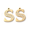 Real 14K Gold Plated 304 Stainless Steel Pendants STAS-L022-157G-S-1