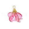 Dyed Glass Pendants PALLOY-MZ00658-03-2