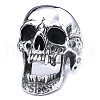 Skull 304 Stainless Steel Finger Rings for Men FS-WGF2445-01-5
