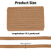 12.5 Yards Polyester Braided Ribbons OCOR-WH0070-94-2