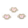 Alloy Crystal Rhinestone Connector Charms FIND-TAC0009-02D-1