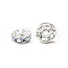Brass Rhinestone Spacer Beads RB-A014-L8mm-28S-2