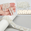  2 Strands Natural White Moonstone Beads Strands G-NB0005-78-4