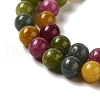 Natural Dyed Jade Beads Strands G-M402-C03-23-3