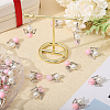 Acrylic & Alloy Pendant PALLOY-CA00011-5