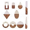 Resin & Wood Pendants RESI-TA0001-11-2