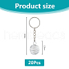 Iron Spiral Bead Cage Keychain KEYC-DC00004-2