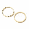 Brass Linking Rings KK-F831-018D-G-RS-3