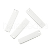 Tarnish Resistant 201 Stainless Steel Rectangle Stamping Blank Tag Pendants X-STAS-R064-15B-2