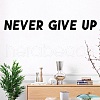 PVC Quotes Wall Sticker DIY-WH0200-027-4