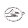 304 Stainless Steel Pendants STAS-Z131-01B-P-2