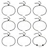 10Pcs 304 Stainless Steel Curb Chain Slider Bracelet Makings AJEW-UN00019-1