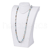 Natural Amazonite Beaded Multi-use Necklaces/Wrap Bracelets NJEW-K095-B05-4