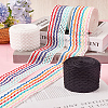 Gorgecraft 5M Flat Black Color Polyester Wave Elastic Cord OCOR-GF0003-85A-4