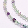 Natural Fluorite Beads Strands G-F509-38-3mm-4