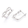 Brass Hoop Earring Findings KK-N267-24P-2