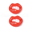 Funny Opaque Resin Cabochons CRES-D312-01A-1