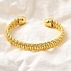 Brass Cuff Bangles for Women BJEW-F498-07G-4