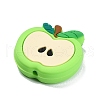 Apple Food Grade Eco-Friendly Silicone Focal Beads SIL-B001-02B-3