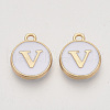 Golden Plated Alloy Charms ENAM-S118-01V-1