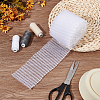 BENECREAT 5 Yards Polyester Pleated Mesh Ribbon OCOR-BC0006-81A-5