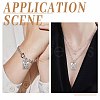 SUNNYCLUE 36pcs 6 style Tibetan Style Alloy Pendants FIND-SC0003-55-6
