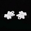 Spray Painted Alloy Charms PALLOY-Q433-034J-RS-2