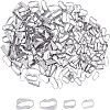 Unicraftale 200Pcs 2 Style 304 Stainless Steel Snap On Bails STAS-UN0029-19-1