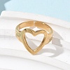 304 Stainless Steel Cuff Rings RJEW-P150-11G-2