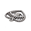 Non-Tarnish 304 Stainless Steel Pendants STAS-E169-21P-3