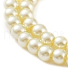 Baking Painted Pearlized Glass Pearl Round Bead Strands HY-Q003-6mm-21-3