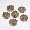 Alloy Pendants PALLOY-ZN33091-AB-FF-1