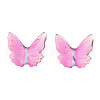 Transparent Epoxy Resin Cabochons CRES-T024-01A-2