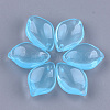 Transparent Spray Painted Glass Pendants GLAA-S183-13C-1