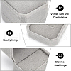 BENECREAT 12Pcs 6 Colors Square Velvet Ring Boxes VBOX-BC0001-06-4
