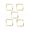 Brass Beads Frames KK-M288-01G-C-1