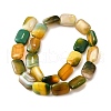 Natural Striped Agate/Banded Agate Beads Strands G-B137-B01-01K-2