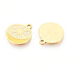 304 Stainless Steel Enamel Charms STAS-T065-56G-02-2