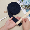 BENECREAT 10 Yards Polyester Braided Ribbon OCOR-BC0007-63A-3